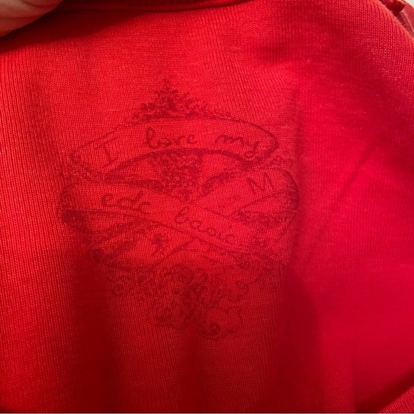🛍️3/$30 EDC Eaprit women’s red long-sleeved t-shirt in size  medium - Picture 6 of 7